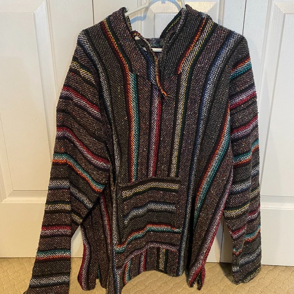 Baja Poncho Drug Rug